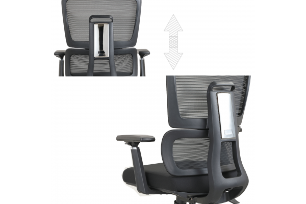 Fotel biurowy K23 COMFORTA CZARNY